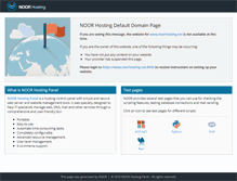 Tablet Screenshot of noorhosting.net